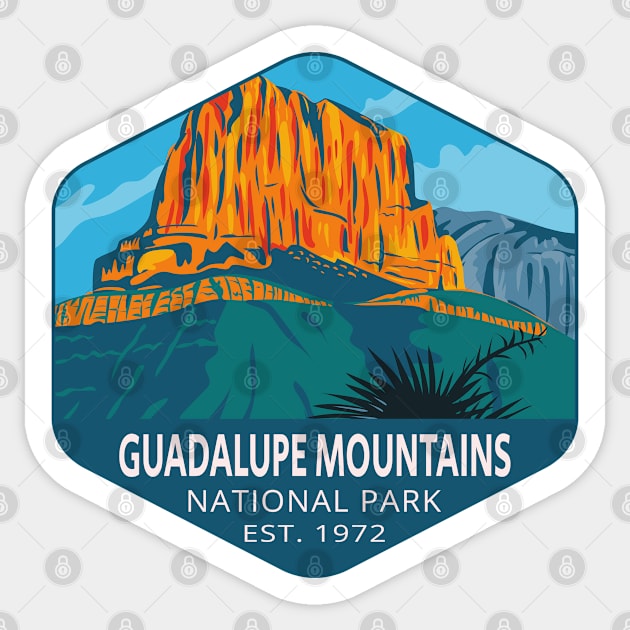 Guadalupe Mountains National Park Sticker by HomeSpirit